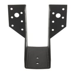 Sabot à ailes extérieures SAE acier finition noire SIMPSON