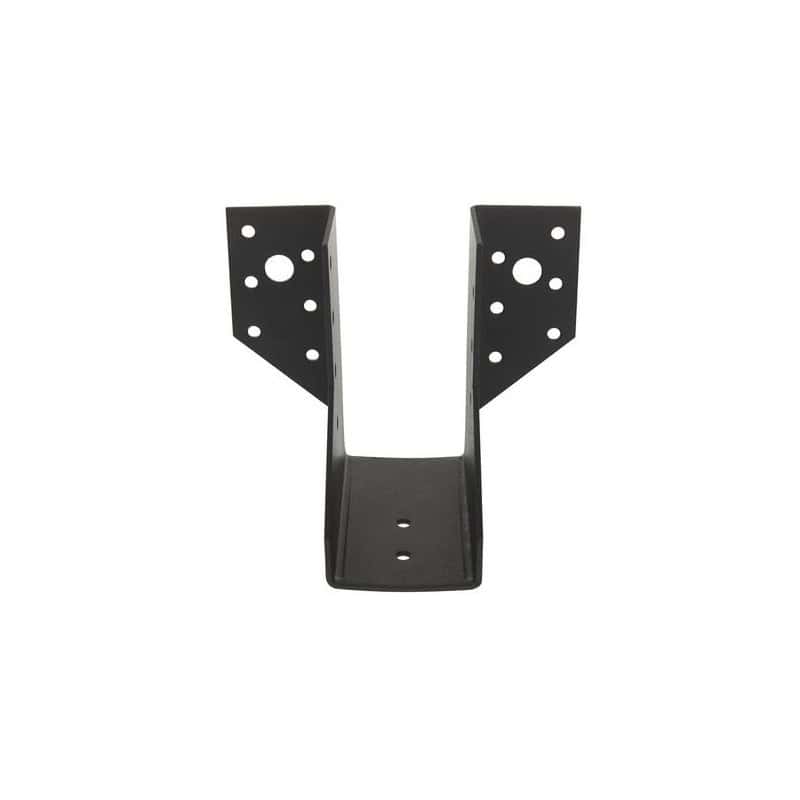 Sabot à ailes extérieures SAE acier finition noire SIMPSON