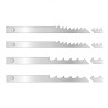 Assortiment de 12 lames pour scie à chantourner LEMAN