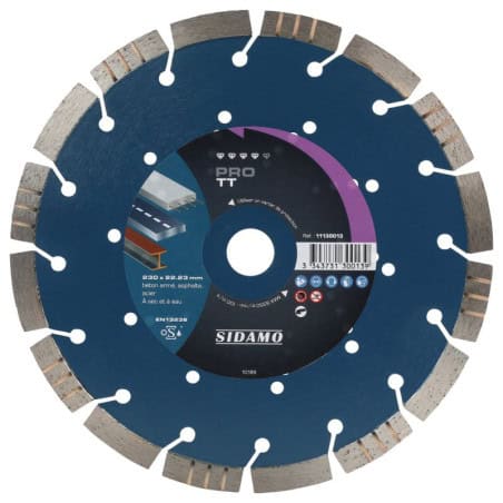 Disque diamant Ø300 PRO TT SIDAMO