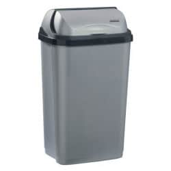 Poubelle à couvercle coulissant 50 L ROSSIGNOL 59838