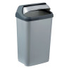 Poubelle à couvercle coulissant 50 L ROSSIGNOL 59838
