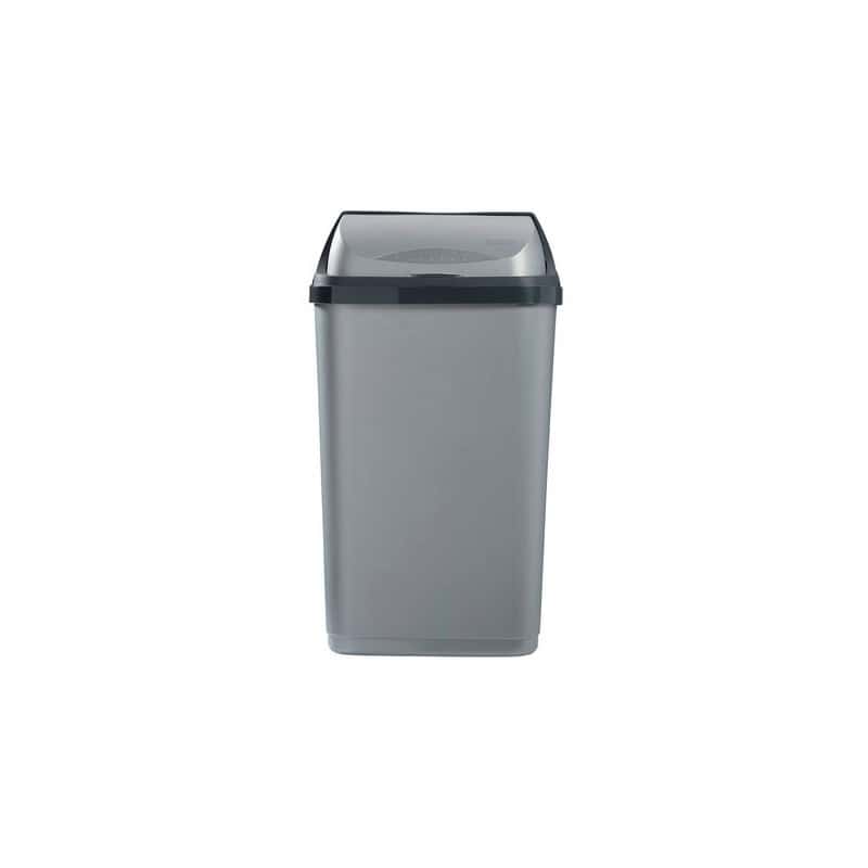 Poubelle à couvercle coulissant 50 L ROSSIGNOL 59838