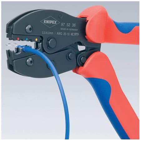 Pince à sertir pour cosses pré-isolées KNIPEX 975236SB