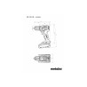 Perceuse visseuse 18V 4Ah LIHD sans fil BS 18 L BL METABO 602326800