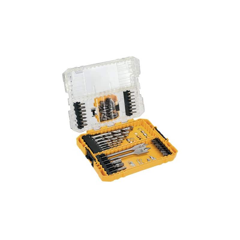 Coffret Toughcase bois et métal 55 pièces DEWALT DT70757-QZ