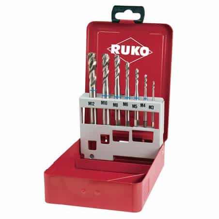 Coffret tarauds machine 7 pièces RUKO A245058TX