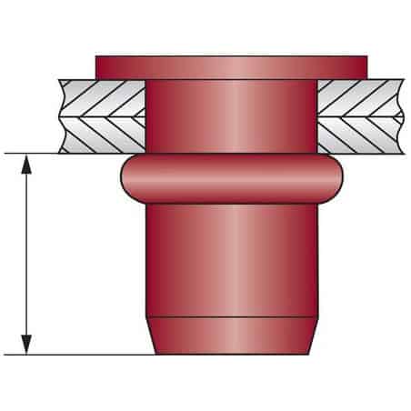 Écrou aveugle tête plate SCELL-IT