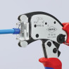 Pince à sertir TWISTOR auto-ajustable pour embouts de câble KNIPEX 975318
