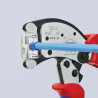 Pince à sertir TWISTOR auto-ajustable pour embouts de câble KNIPEX 975318