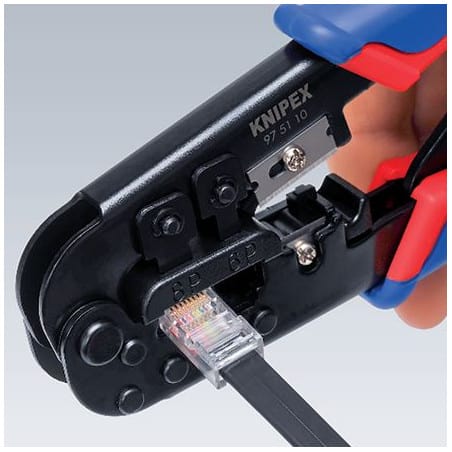 Pince à sertir pour fiches Western KNIPEX 97 51 10