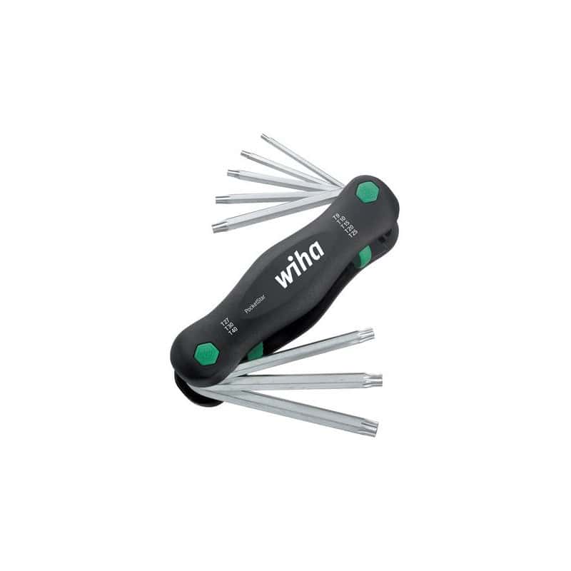 Jeu de 8 clés mâles Torx percé WIHA 25166