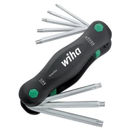 Jeu de 8 clés mâles Torx percé WIHA 25166