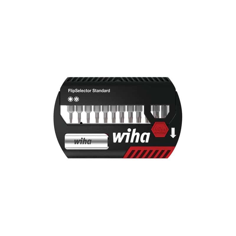 Coffret 12 embouts standards Torx percé WIHA 39057
