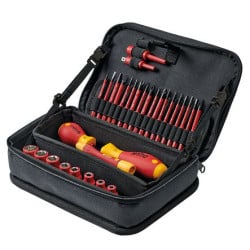 JEU DE TOURNEVIS ISOLES SLIMVARIO 31 PIECES