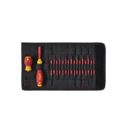 Jeu de tournevis isolés slimvario 18 pièces WIHA 41231