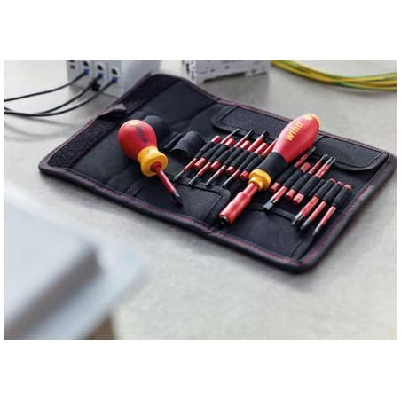 Jeu de tournevis isolés slimvario 18 pièces WIHA 41231
