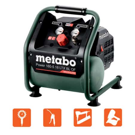 Compresseur sans fil Power 160-5 18 V LTX BL OF SOLO METABO 601521850