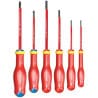 Jeu de 6 tournevis isolés Fente et Phillips FACOM ATDVE.J6PB
