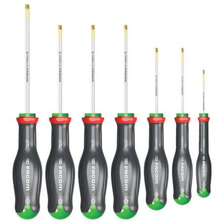 Jeu de 7 tournevis ResisTorx FACOM ATXR.J7PB