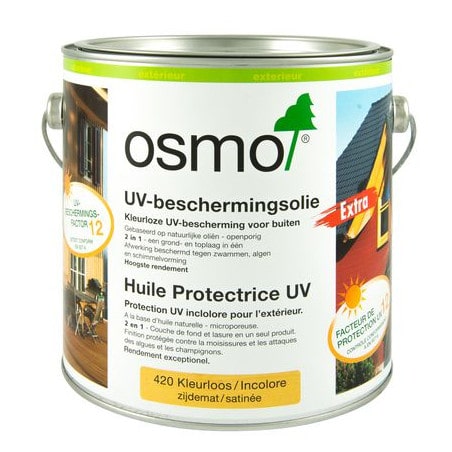 Huile protectrice U.V. 2,5 L incolore bardage OSMO 116 00 027