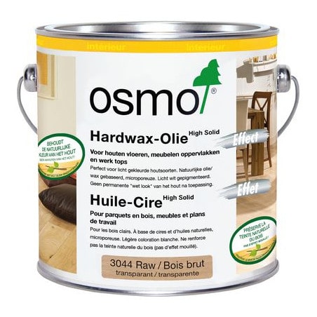 Huile cire effet bois brut 2,5 L OSMO 103 00 114