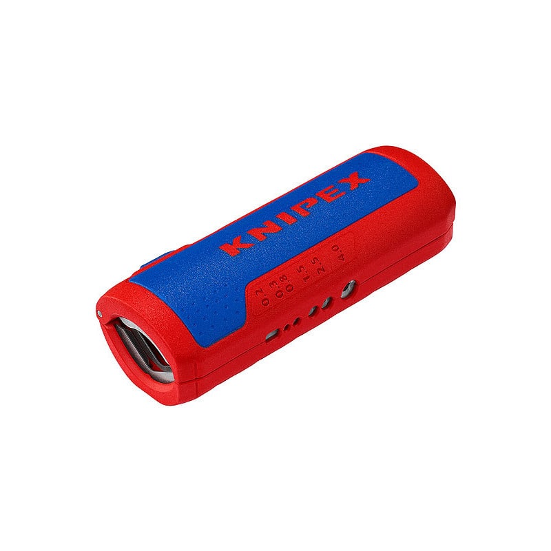 Coupe tube pour gaine électrique et outil à dénuder KNIPEX 90 22 02 SB