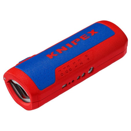 Coupe tube pour gaine électrique et outil à dénuder KNIPEX 90 22 02 SB