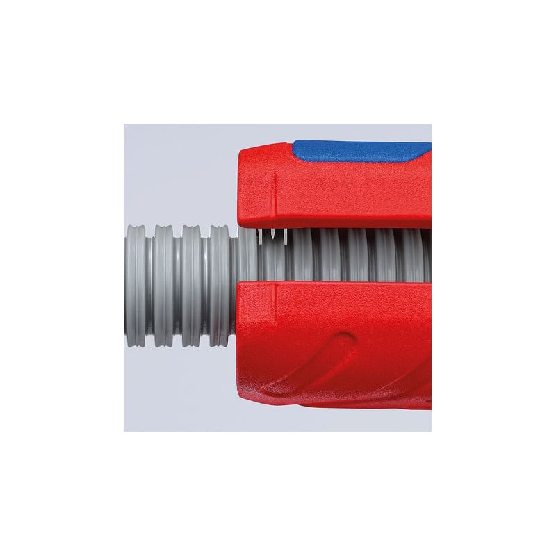Coupe tube pour gaine électrique et outil à dénuder KNIPEX 90 22 02 SB