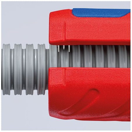Coupe tube pour gaine électrique et outil à dénuder KNIPEX 90 22 02 SB