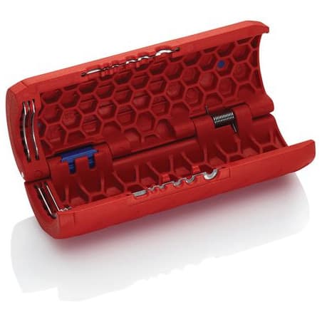Coupe tube pour gaine électrique et outil à dénuder KNIPEX 90 22 02 SB
