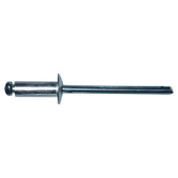 Rivet aluminium / acier tête plate