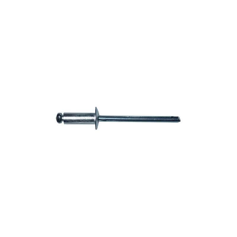 Rivet aluminium / acier tête plate