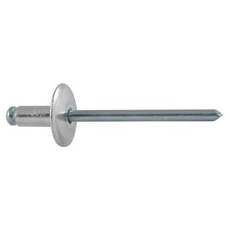 Rivet aluminium / acier tête plate