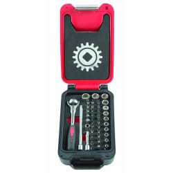 Coffret fusion box 1/4" cliquet manche rotatif MOB 9416046101