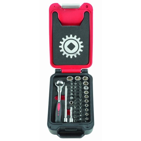 Coffret fusion box 1/4" cliquet manche rotatif MOB 9416046101
