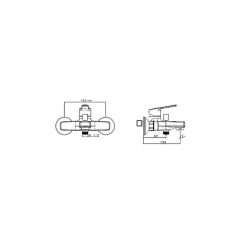 MITIGEUR BAIN DOUCHE THUK