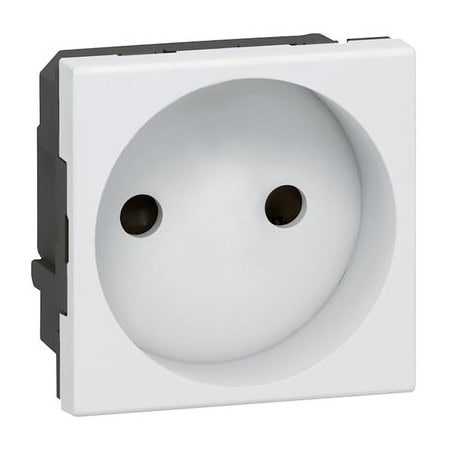 Prise Mosaic 2 modules à bornes automatiques LEGRAND 077111L