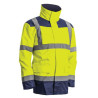 Parka haute-visibilité 4 en 1 - Jaune -COVERGUARD
