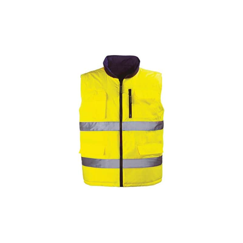 Gilet réversible JAUNE haute-visibilité COVERGUARD