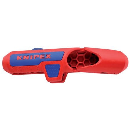 Outil à dénuder et à dégainer pour câble électrique et coaxial Ergostrip KNIPEX 16 95 01 SB