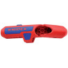Outil à dénuder et à dégainer pour câble électrique et coaxial Ergostrip KNIPEX 16 95 01 SB