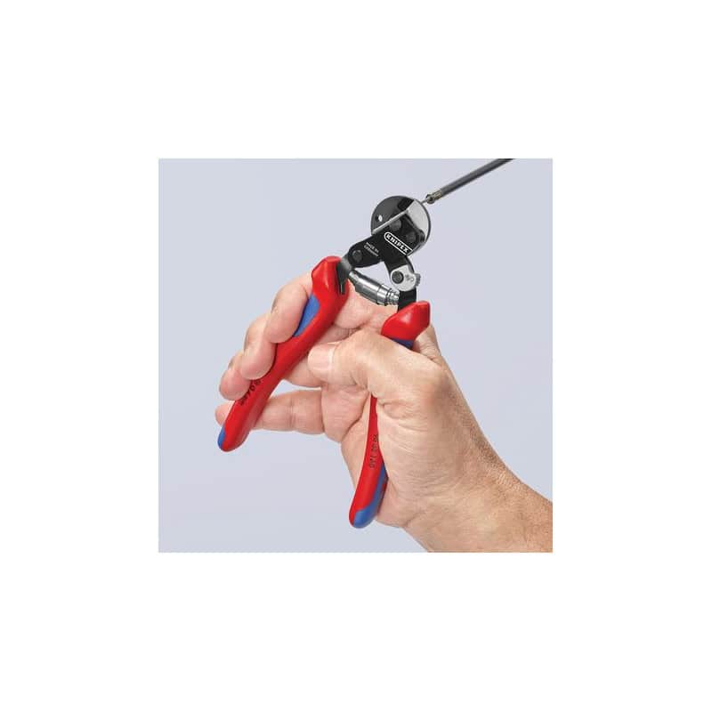 Coupe câble compact pour acier KNIPEX 95 62 160