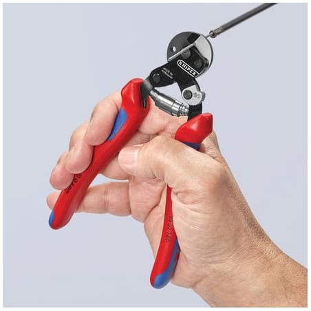 Coupe câble compact pour acier KNIPEX 95 62 160