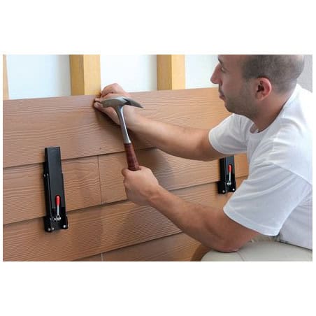 Set de 2 accessoires de pose de bardage à recouvrement EDMA 39855