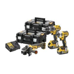 Lot 3 outils XR 18 V 5 ah DEWALT DCK384P2T-QW