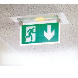 Plaque d'évacuation pour BAES LEGRAND 062675