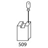 Jeu 2 charbons METABO 1825X