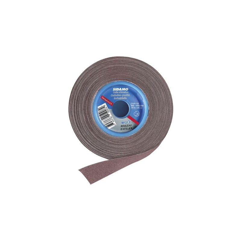 Rouleau d'atelier Largeur 38 mm / longueur 25 m SIDAMO (déclinaison)
