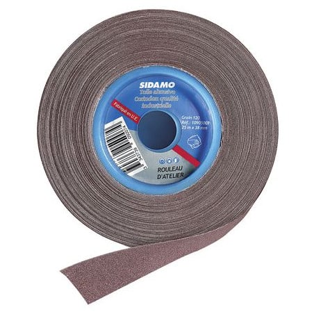 Rouleau d'atelier Largeur 38 mm / longueur 25 m SIDAMO